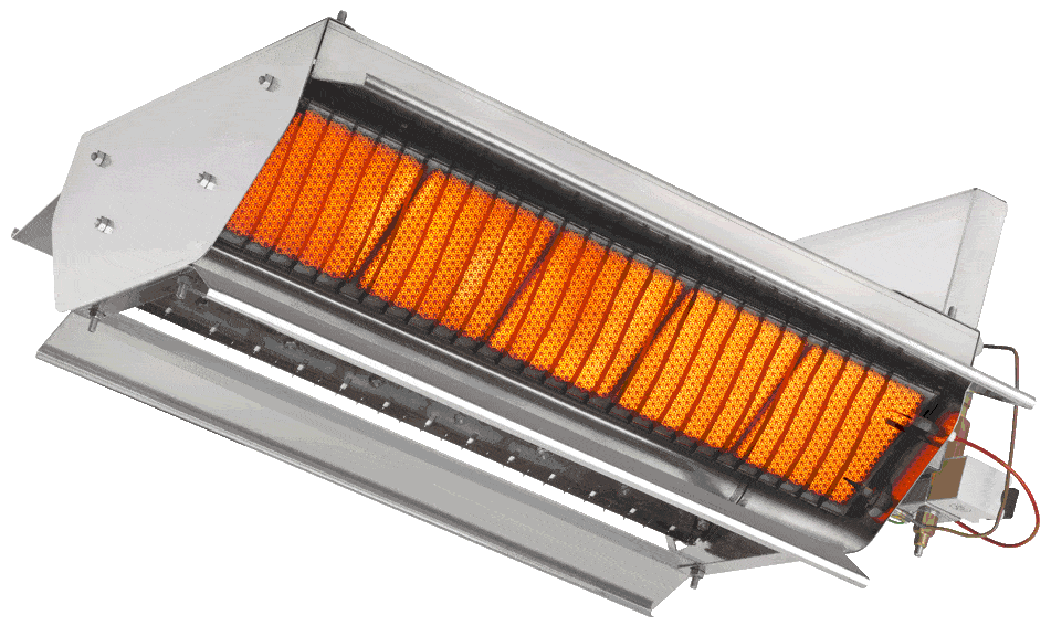 Radiant gaz automatique SBM XLA pour bâtiment d'élevage